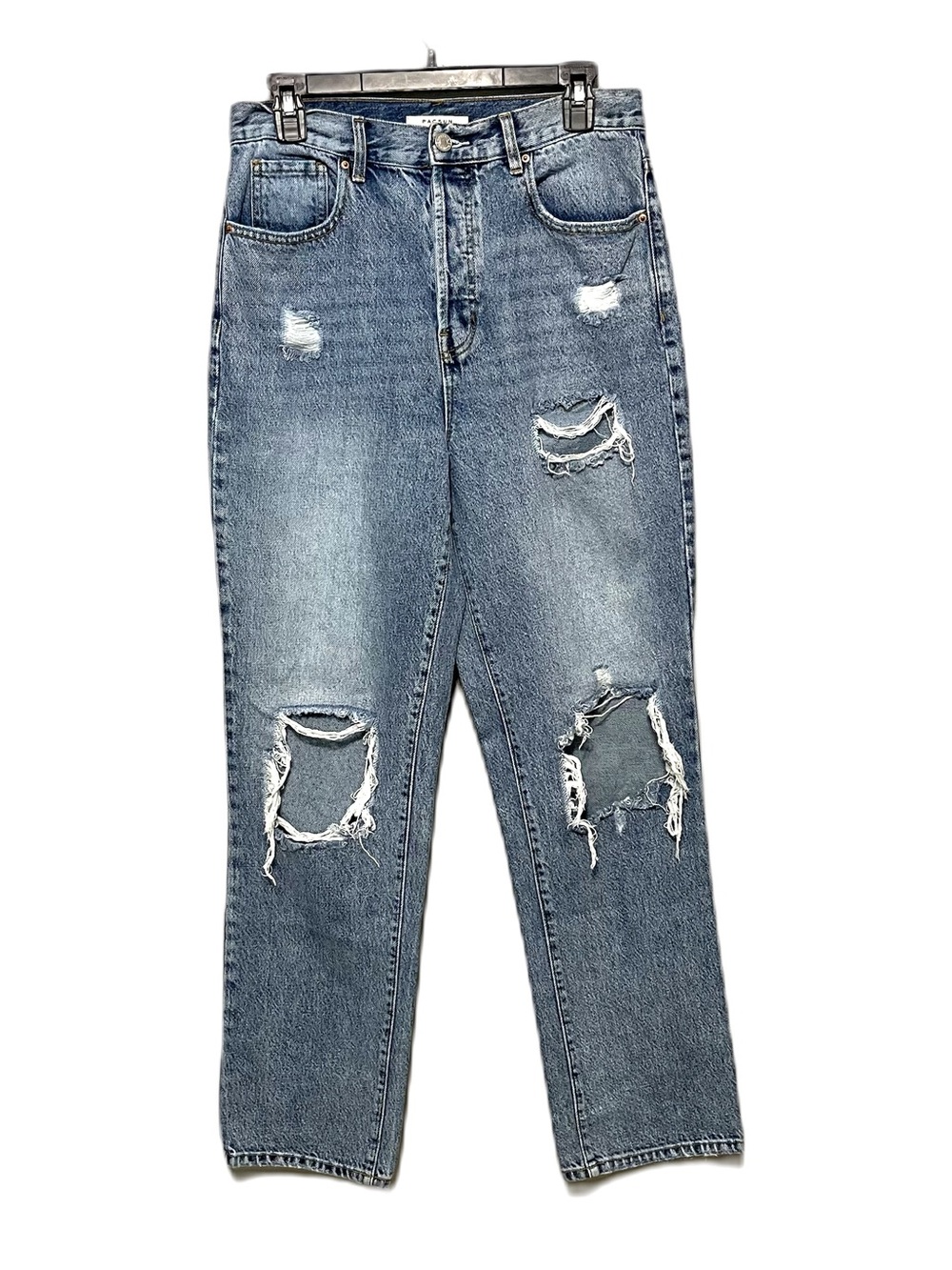 PacSun Sunwear Distressed Dad Jeans Medium Wash High Rise Womens 28